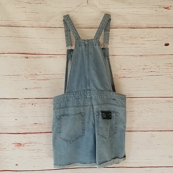 DL1961 // ltd ed cara denim destroyed shortalls julie sarinara sincerely jules - Picture 6 of 16